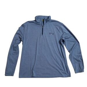 Ralph Lauren Polo Sport Quarter Zip Performance Pullover Blue Men's Large